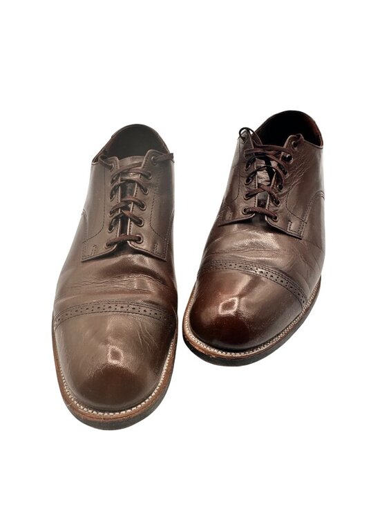 Stacy Adams Size 11  Cap Toe Dress Shoes Lace Up Business Oxfords Brown main image 9